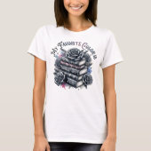 私の色お気に入りのは道徳的にグレーブッククラブだ Tシャツ (正面)