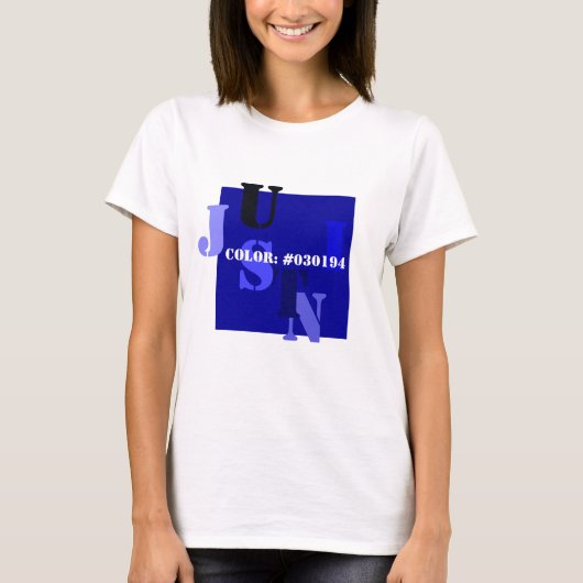 私の色のTシャツだ Tシャツ (正面)