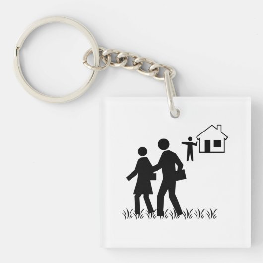 私の芝生から キーホルダー (正面)