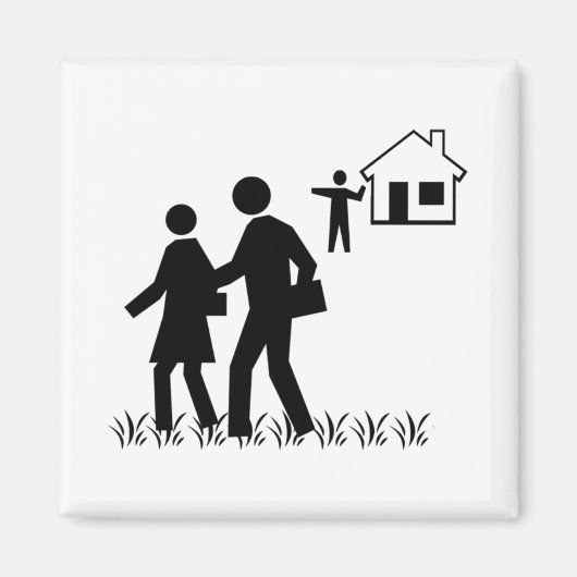 私の芝生から マグネット (正面)