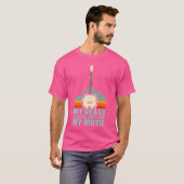 私の芝生はブルーグラスバンジョーのように青い Tシャツ (正面フル)