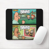 私の芝生を離れて得ますからかいます! マウスパッド (マウス)