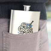 私の芝生ブルーグラスフォーク音楽 フラスク (インサイチュ)