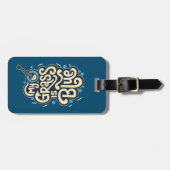 私の芝生ブルーグラスフォーク音楽 ラゲッジタグ (正面横)