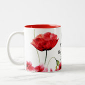 私の花お気に入りの二色コーヒーマグ ツートーンマグカップ (左)