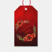 私の花お気に入りの贈りラベル ギフトタグ (裏面)