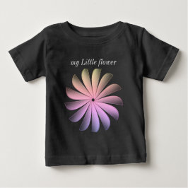 私の花ちゃんTシャツ ベビーTシャツ