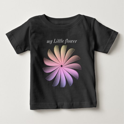 私の花ちゃんTシャツ ベビーTシャツ (正面)