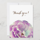 私の花のピンクのバラになってくれないか 招待状 (裏面)