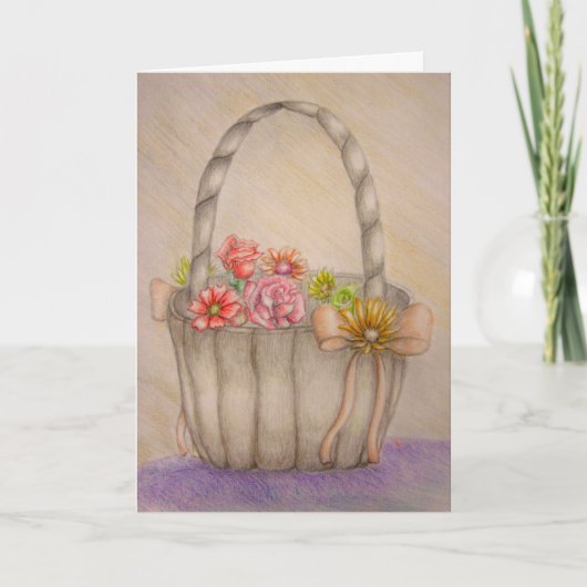 私の花の女の子になるの？ 招待状 (正面)