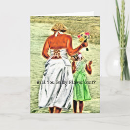 私の花の女の子になるの？ 招待状