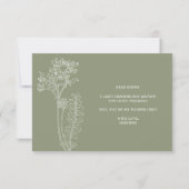 私の花の女の子のセージ緑の花か (裏面)