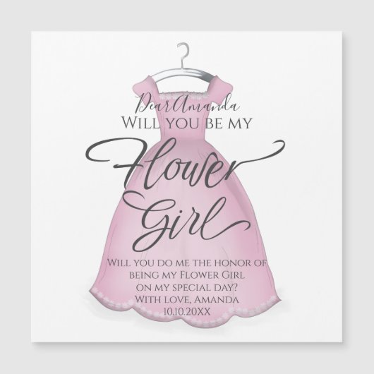 私の花の女の子の提案磁気 (正面)