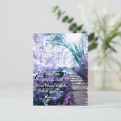 私の花の女の子は魔法にかけられた森である ポストカード (スタンド正面)