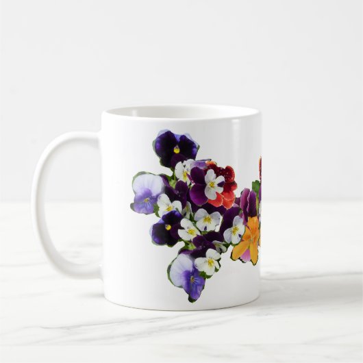 私の花はマグカップ コーヒーマグカップ (左)