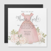 私の花ガールウォーター色磁気 (正面/裏面)