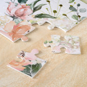 私の花娘ピンクのフローラ脚本 ジグソーパズル (側面)