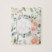 私の花娘ピンクのフローラ脚本 ジグソーパズル (縦)