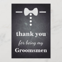 私の花婿の付添人があることをありがとう