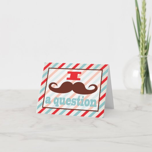 私の花婿の付添人カードです 招待状 (正面)