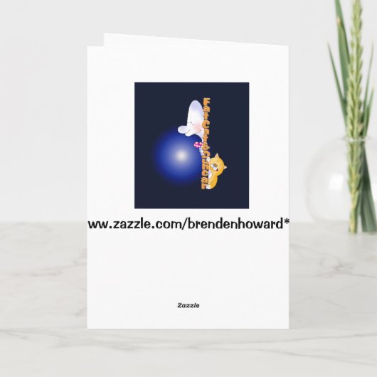 私の花婿介添人があることをありがとう サンキューカード (裏面)