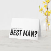 私の花婿介添人のプロポーザル頼の結婚か カード (黄色い花)