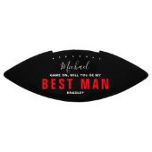 私の花婿介添人の名結婚前パーソナライズされたに アメリカンフットボール (パネル)