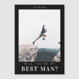 私の花婿介添人ミニマル写真モダン