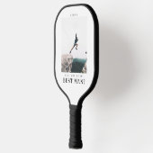 私の花婿介添人ミニマル写真モダン ピックルボールラケット (左)