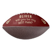 私の花婿介添人名前をカスタムする アメリカンフットボール (回転90)