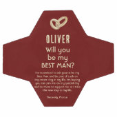 私の花婿介添人名前をカスタムする サッカーボール (フラット)