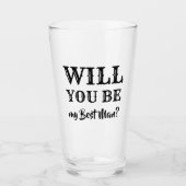 私の花婿介添人案 タンブラーグラス (正面)