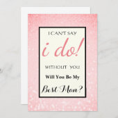 私の花婿介添人? 招待状 (正面/裏面)