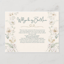 私の花婿介添人 – 提案 ポストカード