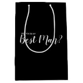 私の花婿介添人?申モダン出 ミディアムペーパーバッグ (正面)