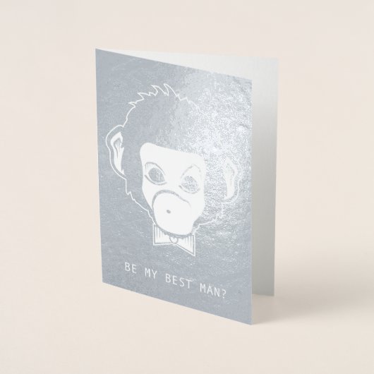 私の花婿介添人 箔カード (正面)