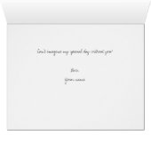 私の花婿介添人 | Groomsmanフォトカード (内部横(下))