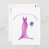 私の花嫁になってくれてありがとう ポストカード (正面/裏面)