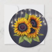 私の花嫁のひまわりネイビーになってくれるか？ 招待状 (裏面)