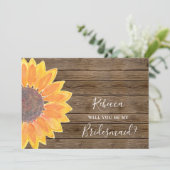 私の花嫁のひまわり素朴か 招待状 (スタンド正面)