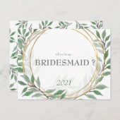 私の花嫁のカード葉の花束になってくれるか？ ポストカード (正面/裏面)