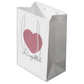 私の花嫁のギフトバッグのため ミディアムペーパーバッグ (裏面アングル)