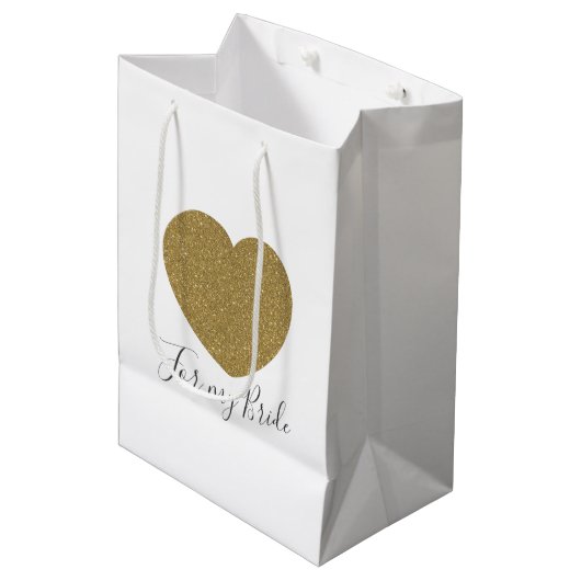 私の花嫁のギフトバッグのため ミディアムペーパーバッグ (正面アングル)