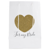 私の花嫁のギフトバッグのため ミディアムペーパーバッグ (裏面)