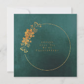 私の花嫁のトロピカルグリーンベルベットになりませんか? 招待状 (正面)