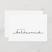 私の花嫁のハートプロポーショ頼ン・カードか 招待状 (正面/裏面)