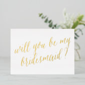 私の花嫁のフォイル招待状 箔招待状 (立ち正面)