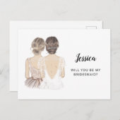 私の花嫁のプロポーザルのカードか ポストカード (正面/裏面)