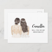 私の花嫁のプロポーザルのカードか ポストカード (正面/裏面)