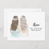 私の花嫁のプロポーザルのカードか ポストカード (正面/裏面)